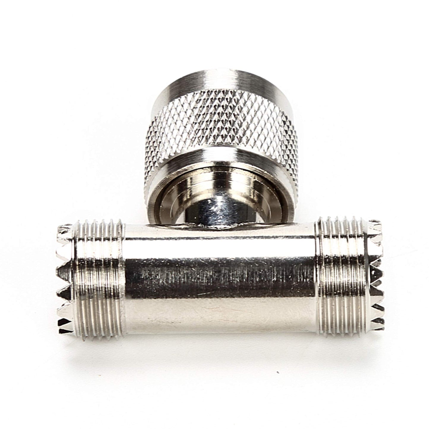 TLS.eagle PL-259 UHF Connector Male to SO-239 Dual Female RF Coaxial Splitter Adapter Pack of 1