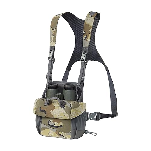 KUIU PRO Bino Harness - Waterproof, Adjustable, One-Hand Lid, Custom Foam Shims, Hydration Rig Compatible Binocular Harness