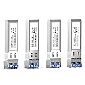 4Pack SFP+ LC 10GBase-LR Transceiver - 10G Single Mode Module, Compatible with Cisco SFP-10G-LR, Ubiquiti UF-SM-10G, Meraki, Mikrotik, Netgear, Aruba