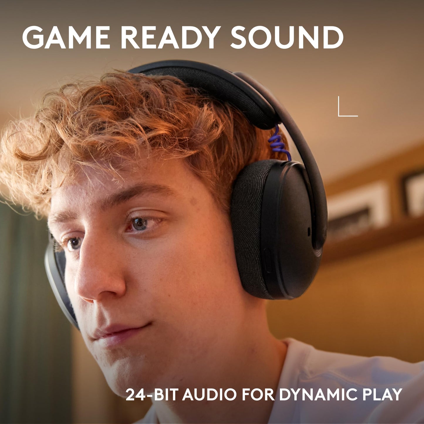 Logitech G325 Lightspeed Wireless Bluetooth Gaming Headset, All-Day Comfort, Built-in Mic with Noise Reduction, 24-Bit Audio, 24+ Hr Battery Life