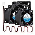WINSINN DC 40mm Fan 24V 4028 Dual Ball Bearing Brushless Cooling 40x28mm 2PIN (Pack of 4Pcs)