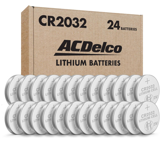 Powermax ACDelco 24-Count CR2032 Batteries, Lithium 3V Coin Cell Button Battery Pack for Watch and Small Electronics, 5 Year Shelf Life