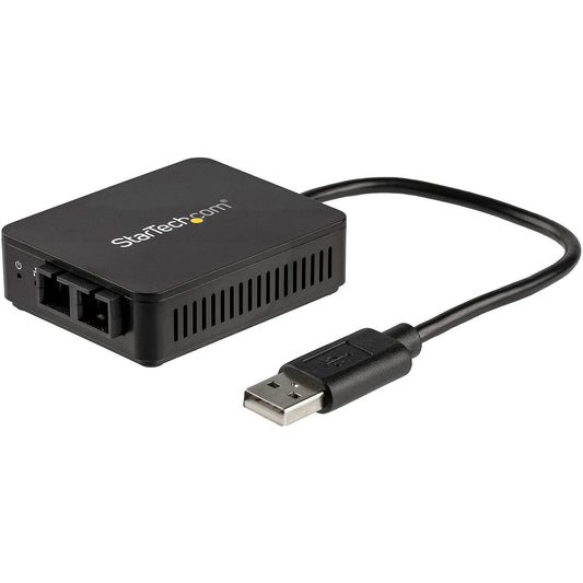 StarTech USB to Fiber Optic Converter, 100Mbps, 2Km, MMF