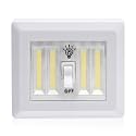 AlltroLite LED Closet Light Switch | 400 Lumen Wireless Battery Powered COB Night Light | Stick On Magnetic Battery Lights for Under Cabinet, Shelf