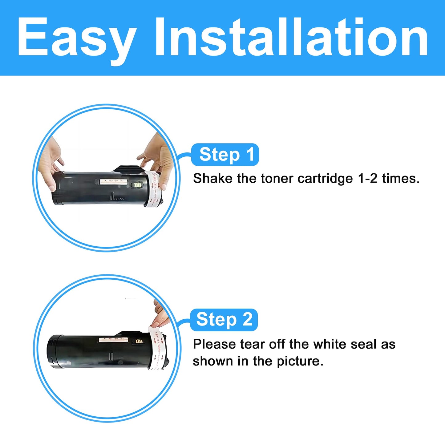 LCL B400 B405 Black Toner Cartridge Replacement for Xerox 106R03580 for VersaLink B405 B400 B400DN B400N B405DN Printers (2-Pack)