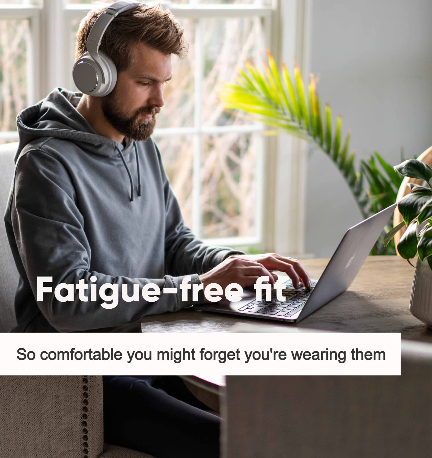 WYZE Noise Cancelling Headphones, Over The Ear Headphones with Active Noise Cancellation, High-Fidelity Sound, Transparency Mode, Alexa Built-in…