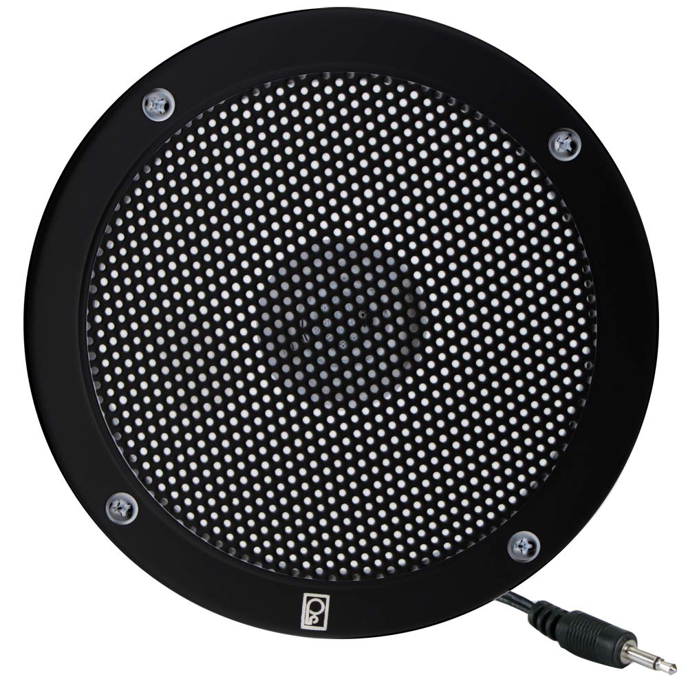 PolyPlanar 5" VHF Extension Speaker - Flush Mount - (Single) Black