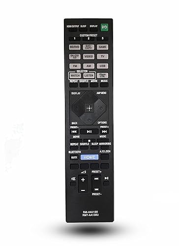 Replacement Remote Control for Sony STR-DH750 STR-DH550 STR-DN1060 STR-DN860 AV Receiver