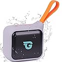 GUGOBOX 100dB Loud Deep Bass Shower Speaker, IP67 Waterproof Portable Bluetooth Speaker with Strap, 20H Playtime for Hiking Camping Travel Beach