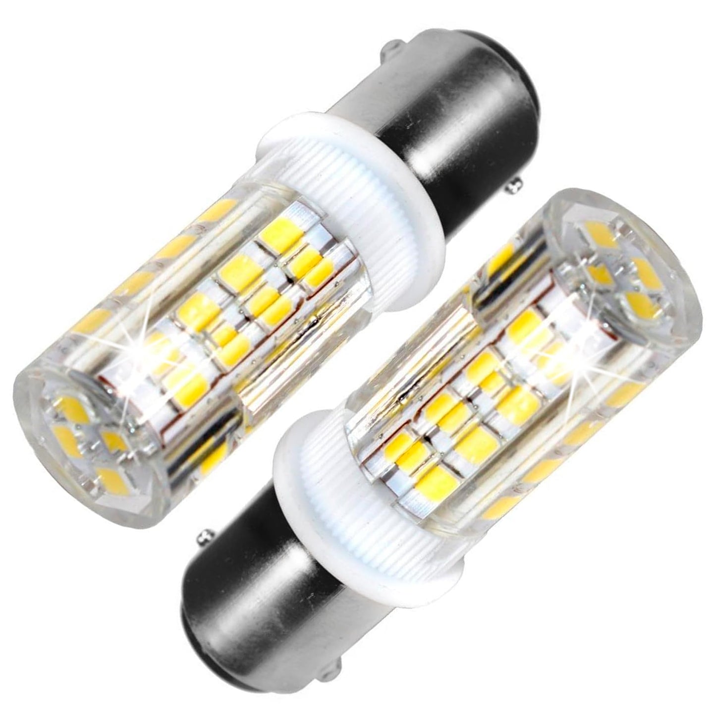 HQRP 2-Pack 120V LED Light Bulb Cool White Compatible with Clarke 40920A CK-40920A 911113 Replacement for Super 7 7R Su7R B2 Edge Hand Sanders