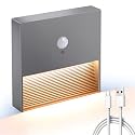 rechargeable battery night light motion sensor light indoor Warm White stair lights night light motion sensor stick on lights, Adjustable Brightness