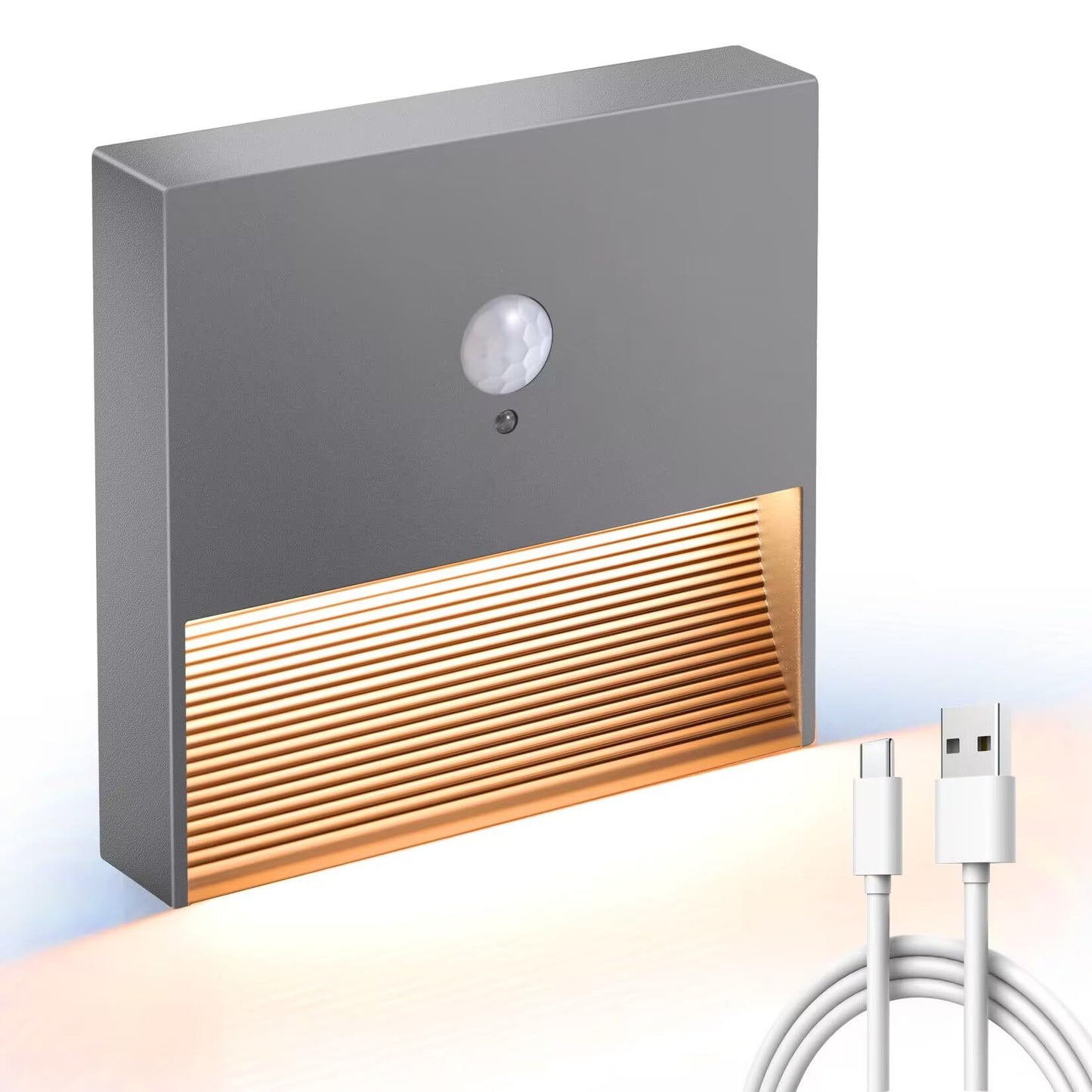 rechargeable battery night light motion sensor light indoor Warm White stair lights night light motion sensor stick on lights, Adjustable Brightness