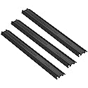 VEVOR 3 PCs Drop Over Cable Cover Ramp, 2,000 lbs/axle Load Capacity, Heavy Duty Cable Hose Protector Ramp, Floor Cord Cover for High Walking Traffic