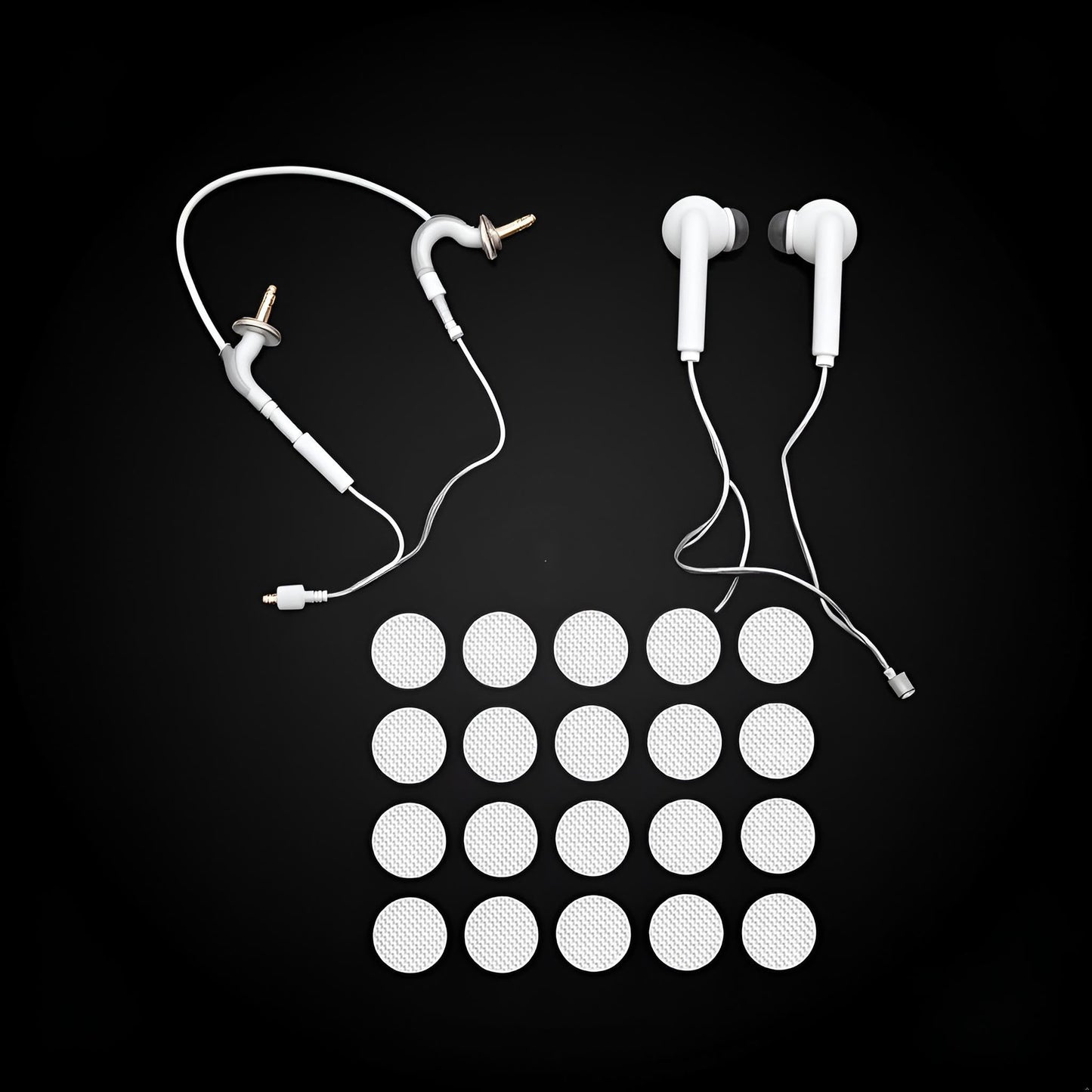 WLSuDHoncc 20Pcs/Set Silver Earbuds Filters Earphone Filter Mesh,Earbud and in-Ear Headphones Earphone Protective Filters Earphones Accessories(4mm)