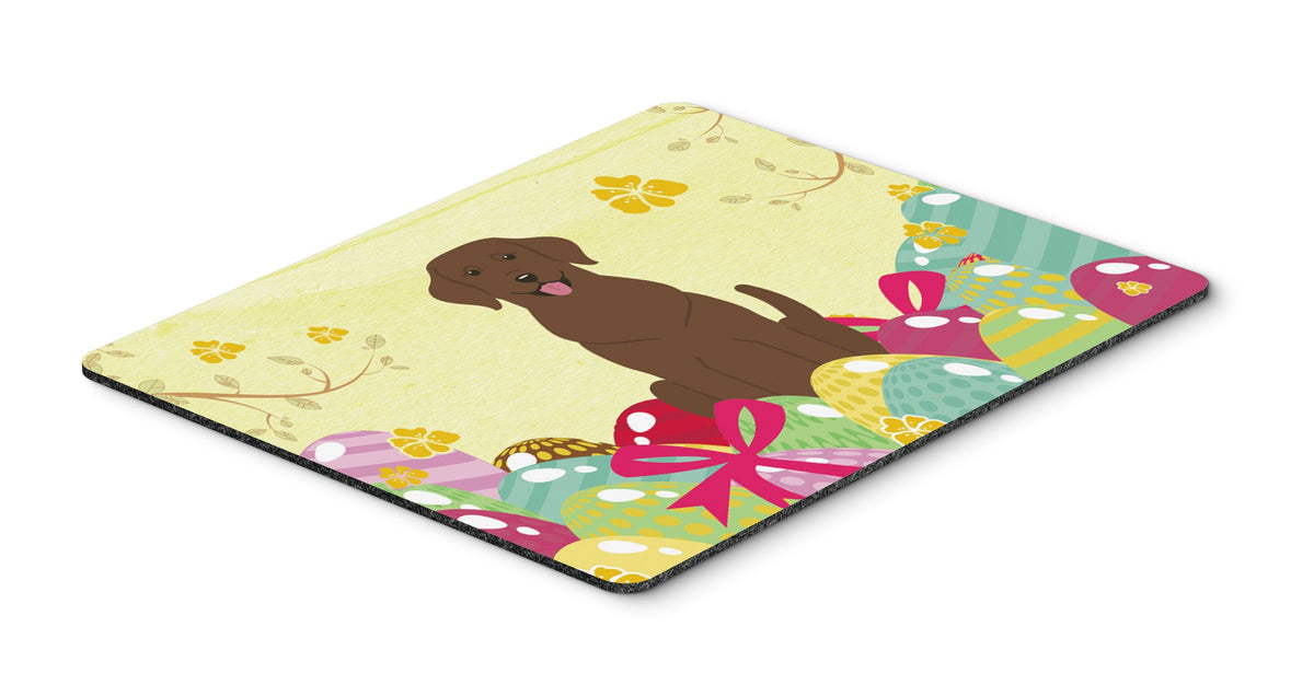 Caroline's Treasures BB6056MP Easter Eggs Chocolate Labrador Mouse Pad, Hot Pad or Trivet for Home Office Gaming Working Computers Laptop Mouse