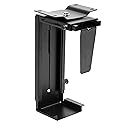 Ilyapa Under Desk Computer Mount with 360 Degree Swivel - CPU Holder for PC Desktop Tower