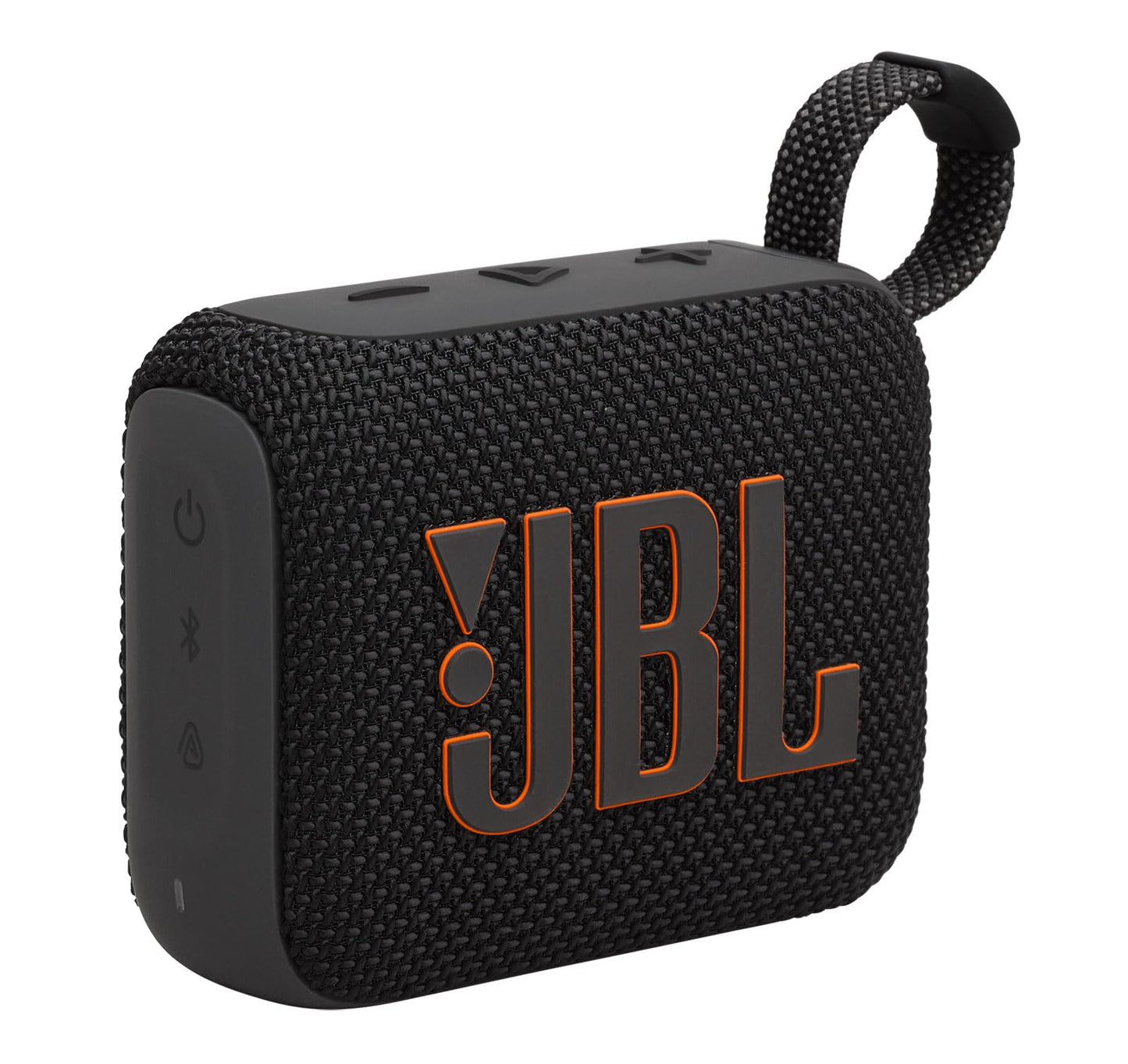 JBL GO 4 Portable Bluetooth Speaker & divvi GO Protective Hardshell Case - Black