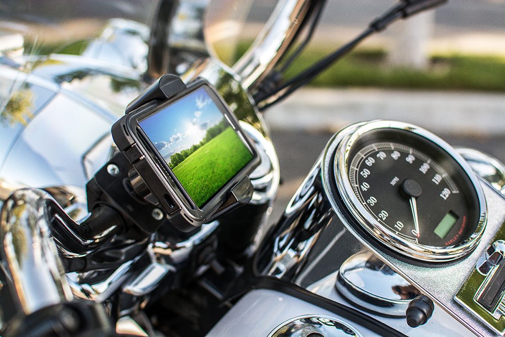 ARKON Mounts RoadVise Motorcycle Phone Mount for iPhone 7 6S Plus 6 Plus 7 6S 6 Galaxy Note 5 S7 S6