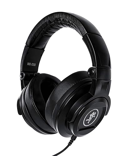Mackie MC Series Professional Foldable Monitoring Closed-Back Headphones (MC-250)