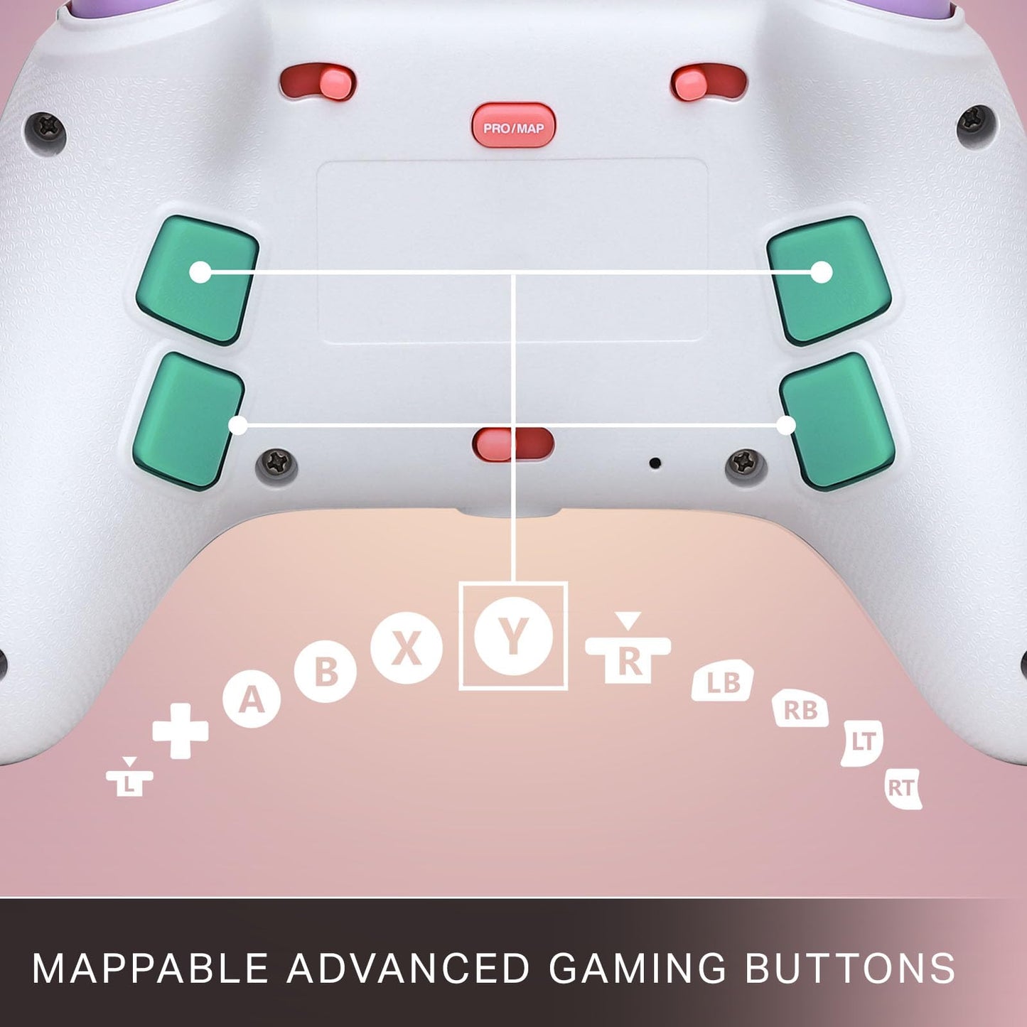 PowerA Advantage Wireless Controller for Xbox Series X|S - Beach Vibes, Officially Licensed, Hall Effects to prevent stick drift, Bluetooth