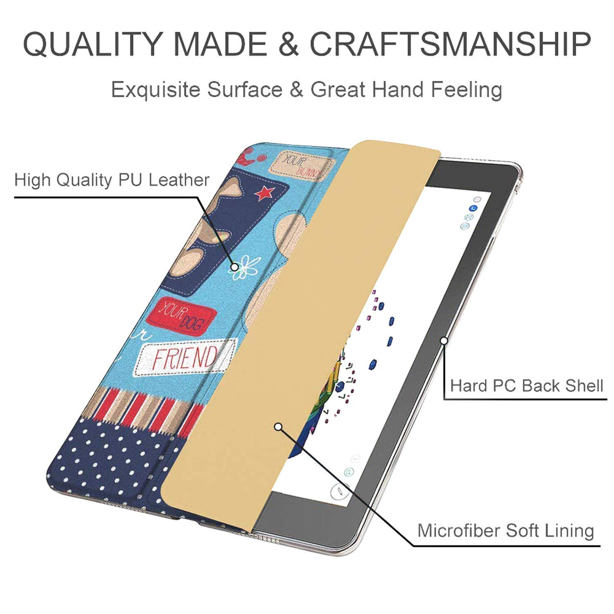 DuraSafe Cases for iPad Air 2 9.7 inch 2014 PC Case A1566 MGLW2LL/A MGL12LL/A MH0W2LL/A A1567