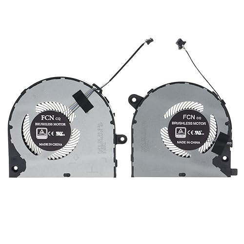 Replacement CPU&GPU Cooling Fan for Dell Vostro 7500 7501 Inspiron 7501 P102F 0KGH4R 0YND40 FMF2 FMF3 DFS150705AF0T DFS150005AA0T