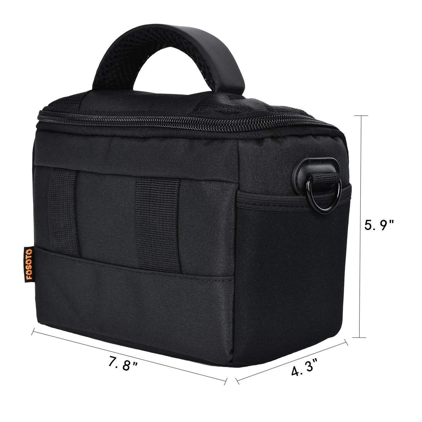 FOSOTO Waterproof Anti-shock Camera Case Bag Compatible for Canon Powershot SX540 SX530 SX60 SX420 HS M5,Nikon Coolpix L340 B500 B700 L330 L840