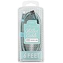 Micro USB Cable Android Charger, 6ft Fast Charging USB 2.0 A to Micro B Cable, Compatible with Samsung Galaxy S7 S6 Edge PS4 Xbox (Light Blue)