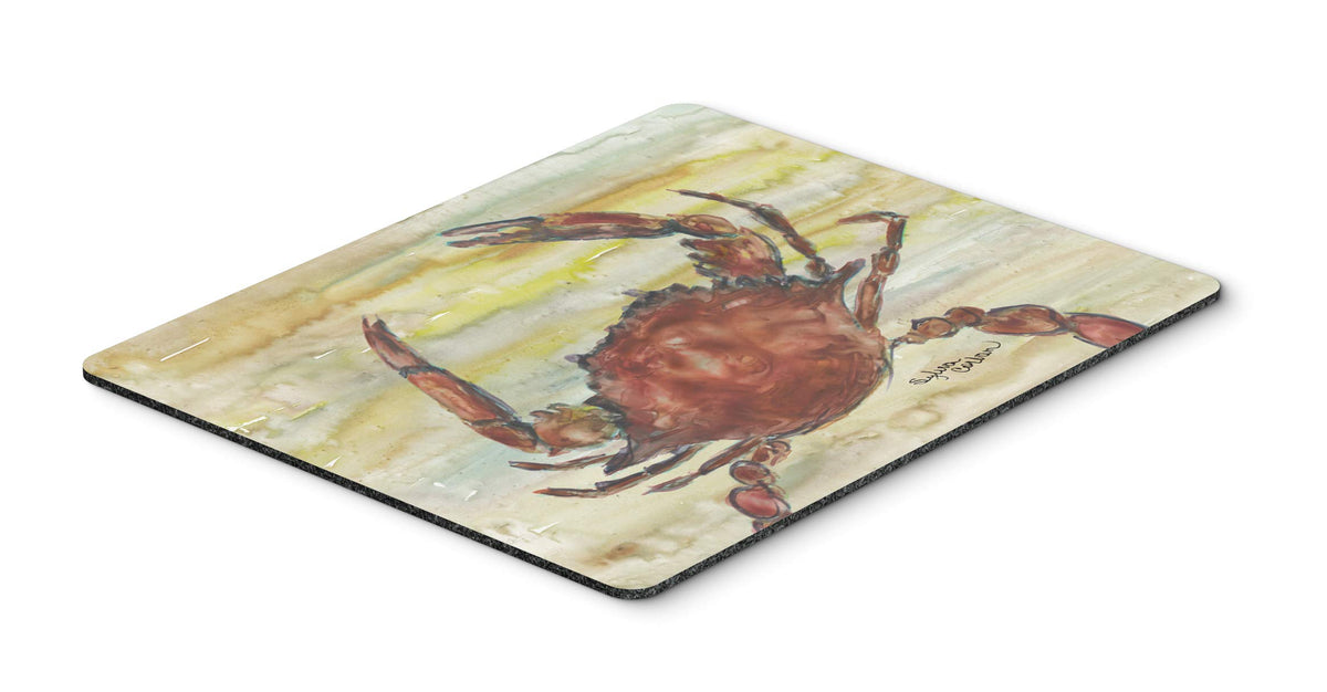 Caroline's Treasures SC2022MP Cooked Crab Yellow Sky Mouse Pad, Hot Pad or Trivet for Home Office Gaming Working Computers Laptop Mouse Mat,Washable