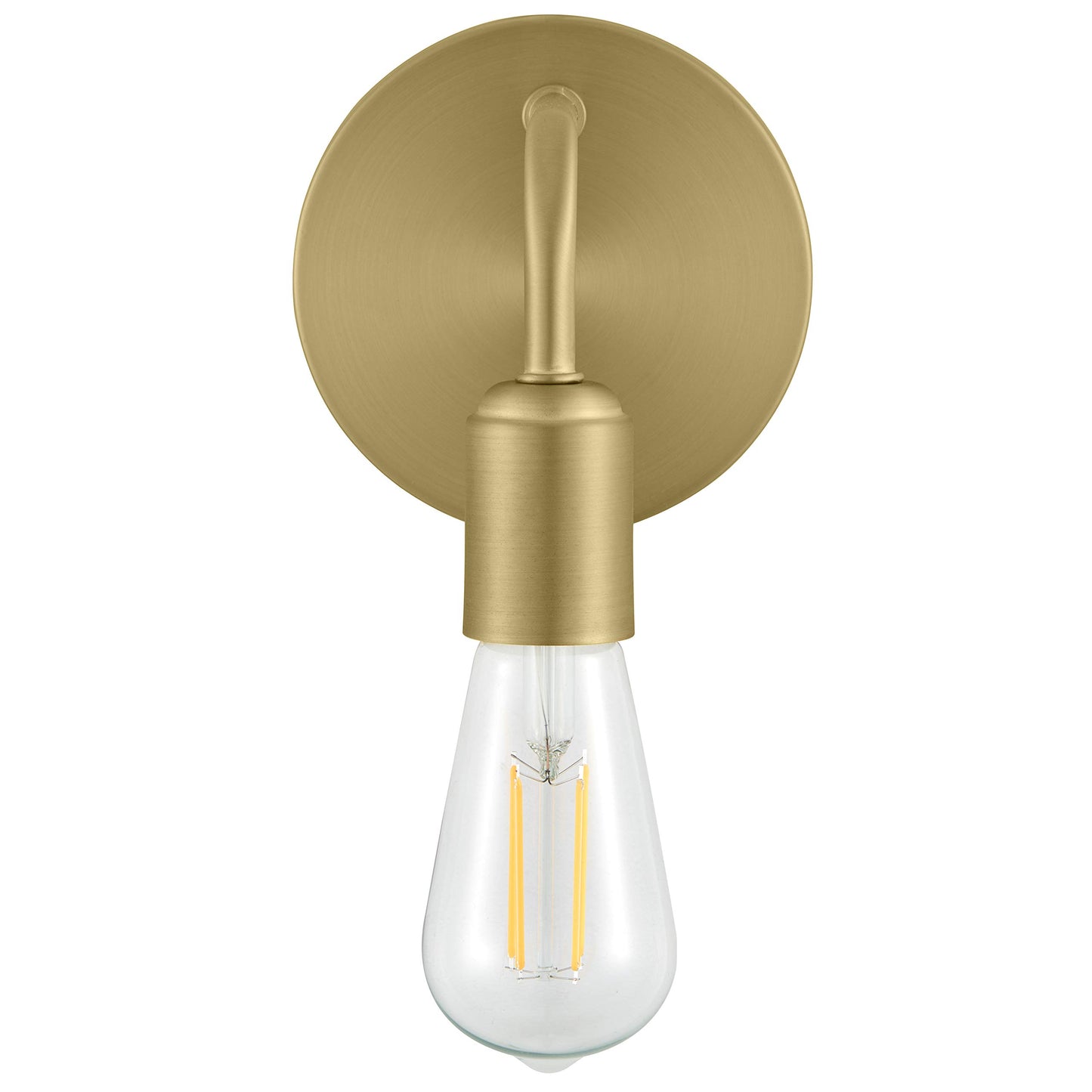 Linea di Liara Trasso Gold Wall Sconce Wall Lighting Fixture Modern Bathroom Vanity Sconce Bedroom Wall Sconce Hallway Wall Light, LED Bulb Included