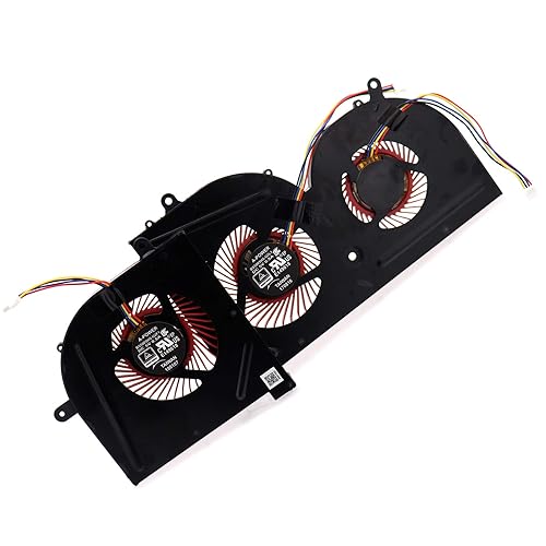 Deal4GO CPU GPU Graphics Cooling Fan Replacement for MSi GS63VR, GS73VR Stealth Pro 6RF 7RF 7RG MS-16K2 MS-17B3