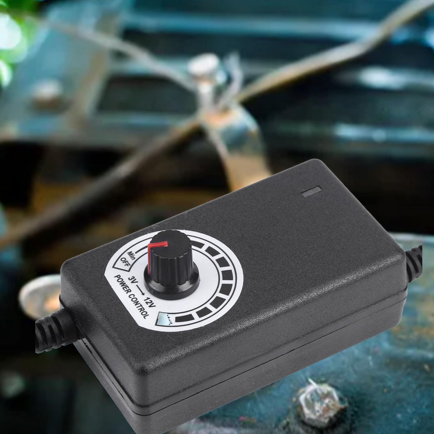 AC to DC Converter 110V-240V AC to DC 3-12V 2A Power Supply-Adjustable for Motor Speed Controller 110-240V