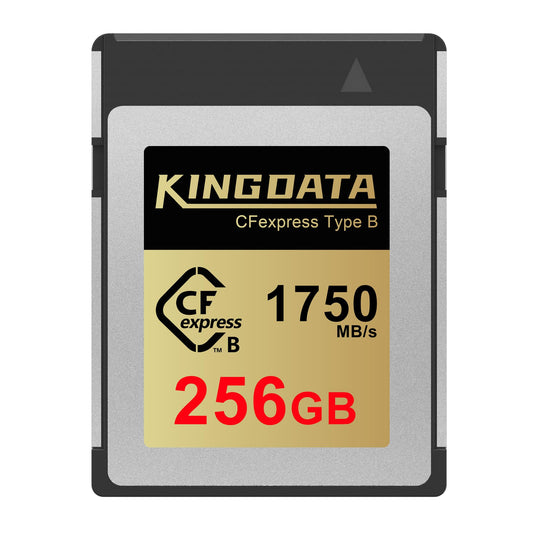 KINGDATA CFexpress Type B 256GB Memory Card, Up to 1750MB/s Read, RAW 8K Video and Photo, Memory Cards for Camera, Professional Photography