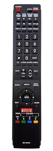 Universal Remote Compatible for Sharp LC60C6400U LC-70C6400U LC-60LE633U LC60C7500U LC-60LE550U LC-60C6400U AQUOS LED LCD HD TV Remote Control