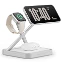 NOCO XGrid XDS3: 3-in-1 Wireless Charging Stand - Charging Station for iPhone, Apple Watch, and AirPods - MagSafe Compatible, Qi2 Certified - Includes