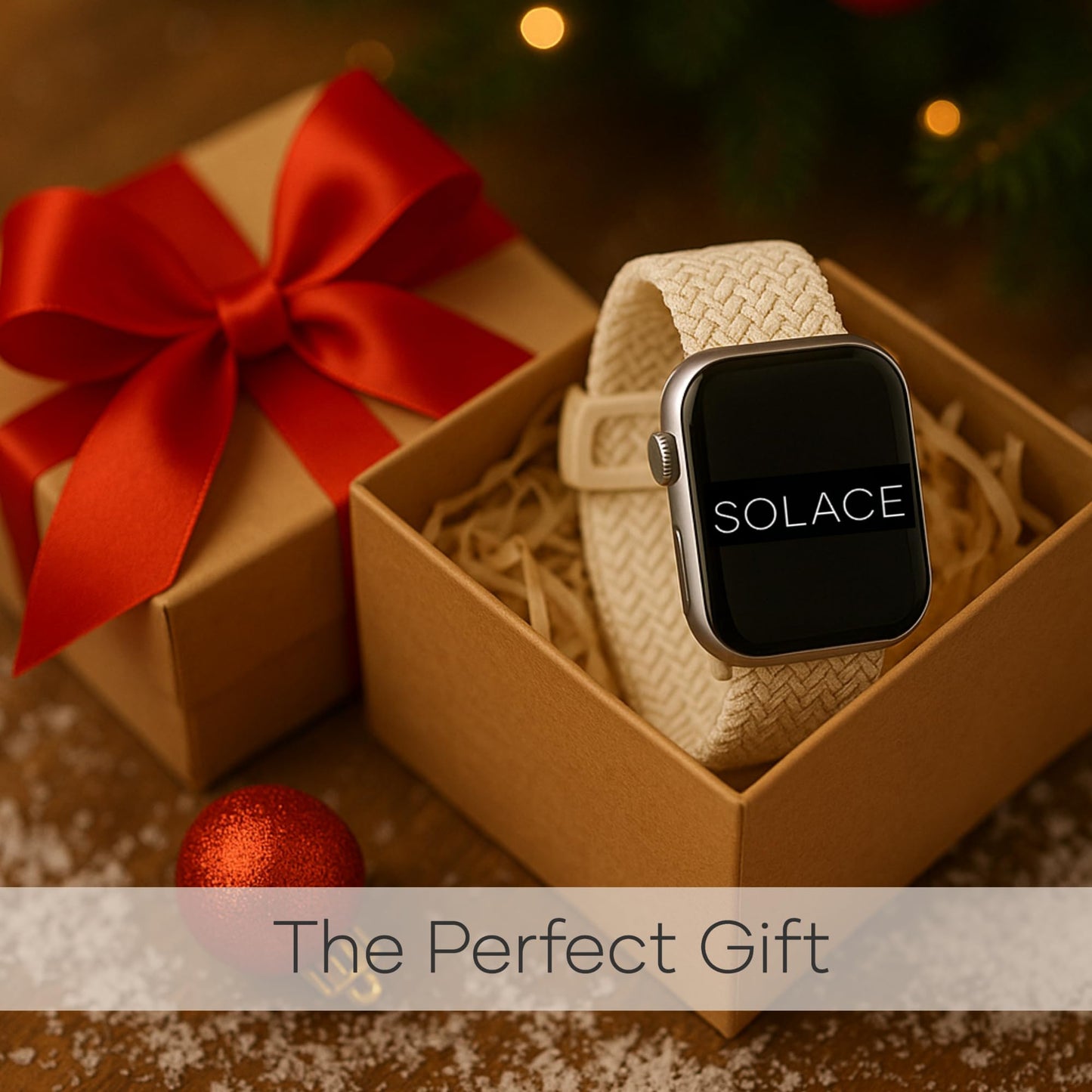 Solace Bands Imperium Adapt Wide Adjustable Nylon Braided Watch Band - Compatible with All Apple Watches - Solace Apple Watch Bands for Women & Men