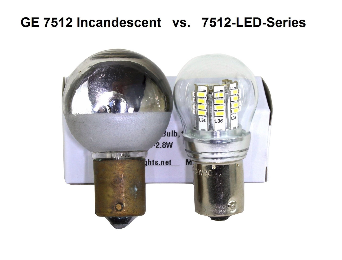 LED NAVIGATION BULBS - SET OF THREE (3) BULBS - RA-7512 / W-1280 / BAY15S