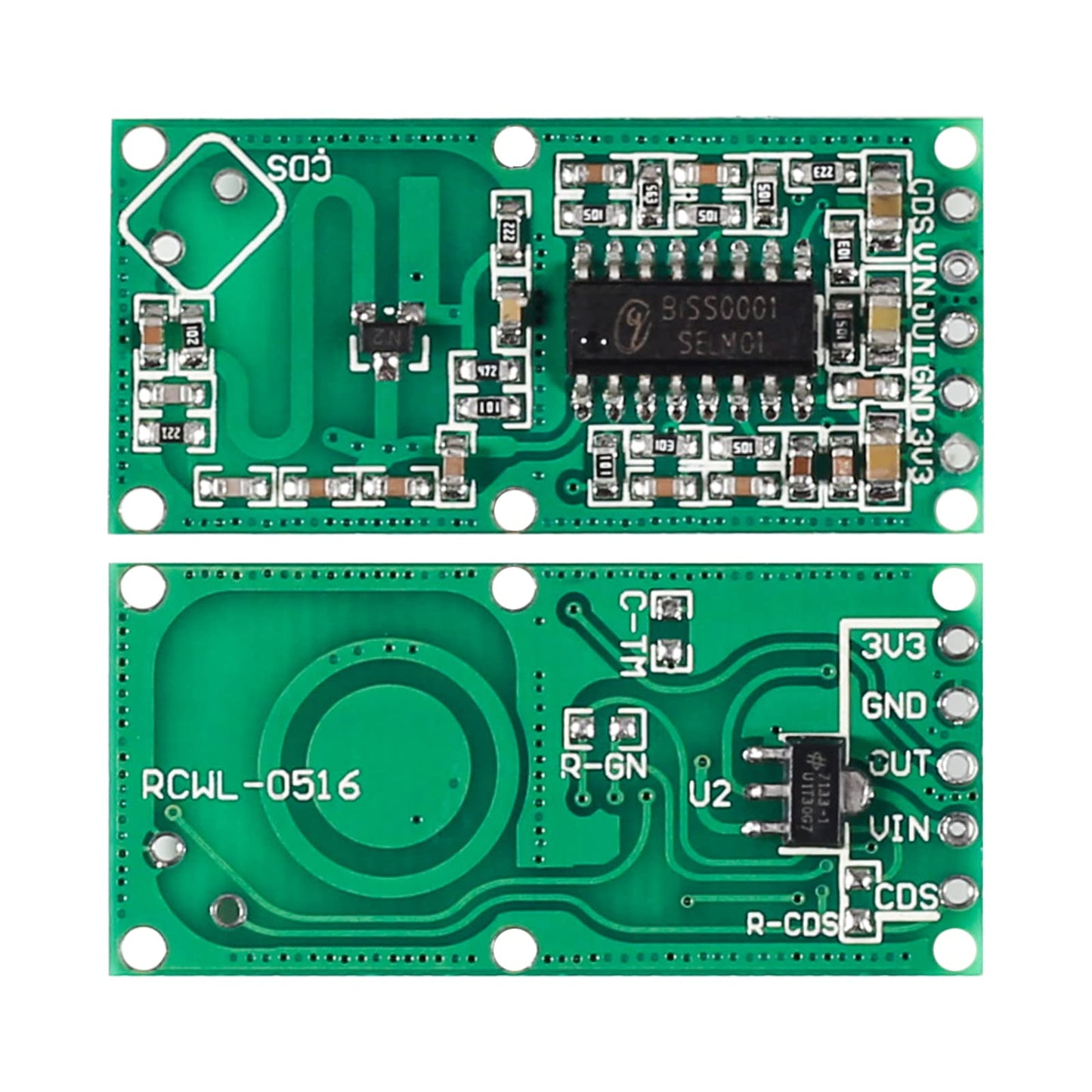 10PCS RCWL-0516 Motion Detection Sensor Microwave Radar Sensor Switch RCWL 516 Module Human Sensor Body Induction Microwave Module
