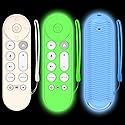 [3 Pcs] Silicone Remote Case for Google TV Streamer 4K Voice Remote 2024,Shockproof Remote Cover for Google TV Streamer 4K Voice Remote, Remote Case