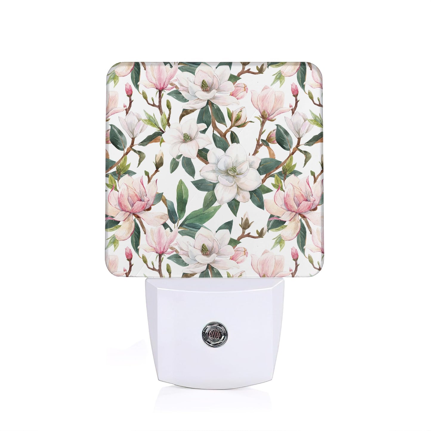 ZTHLL Summer Flower Night Light, Pink Nightlight Plug into Wall with Dusk to Dawn Sensor, LED Lamp Energy Saving Lights for Women Girls,Lamp