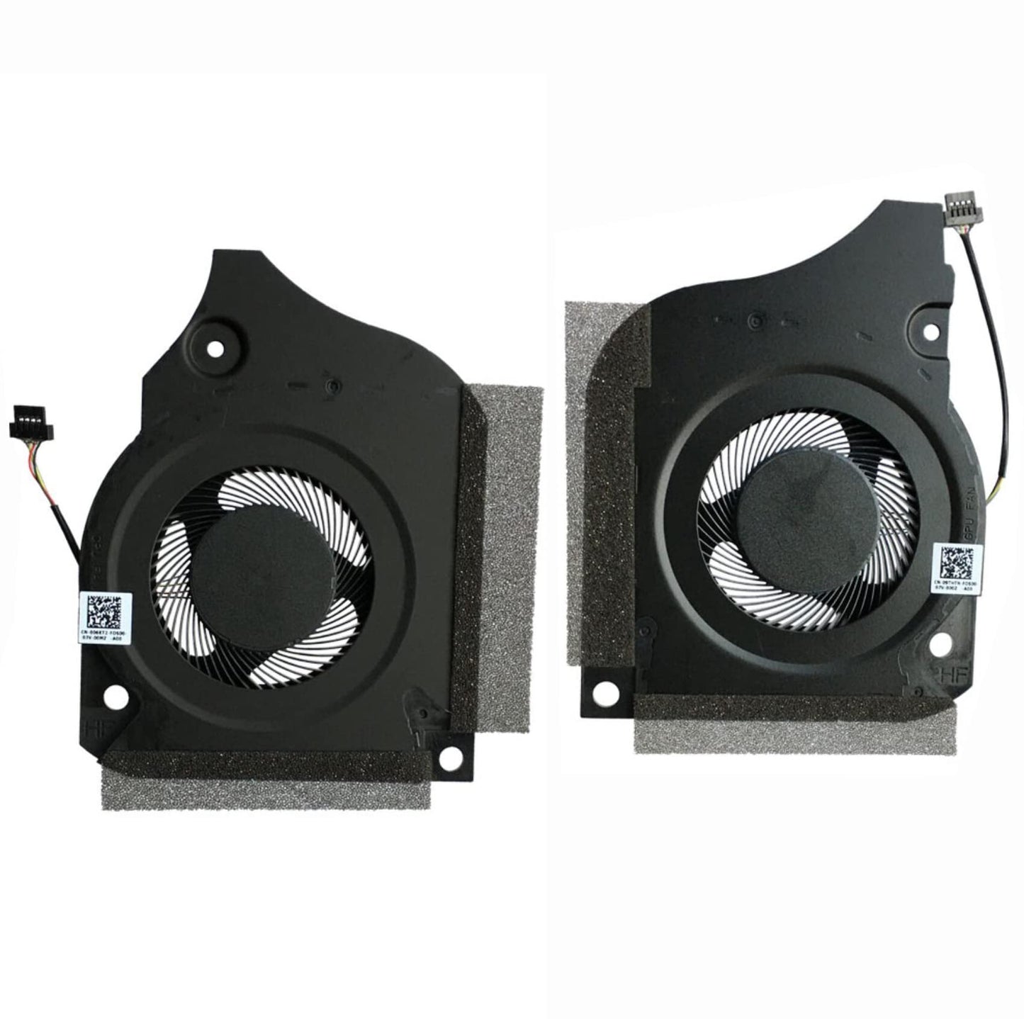 Fleshy Leaf CPU+GPU Cooling Fan Replacement for Dell G5-5590 G7-7590 G7-7790 G5 5590 G7 7590 7790 P82F 12V Series 006KT2 0C04TH DFSCK221151811 FM0B