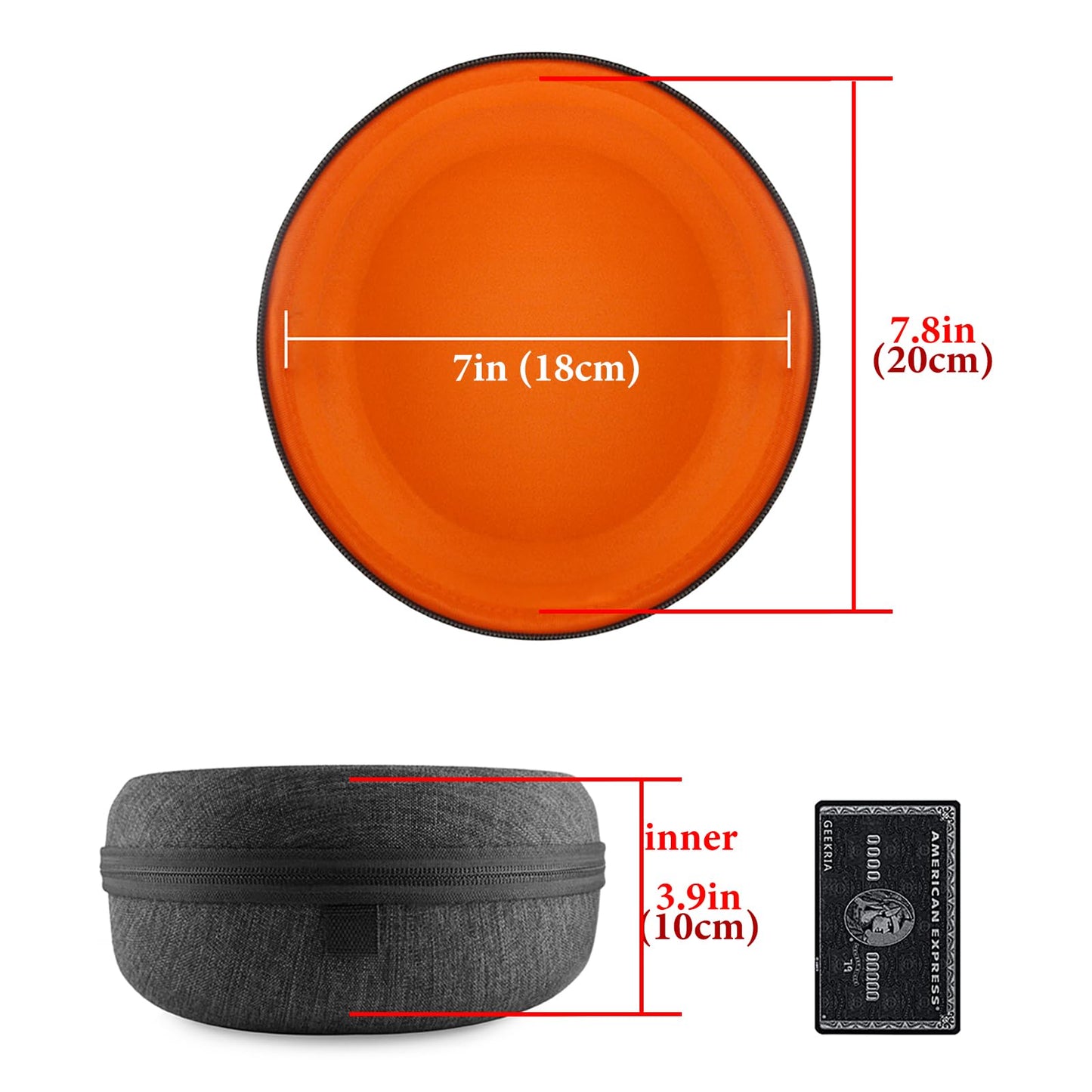Geekria Shield Headphones Case Compatible with Sennheiser HD550, HD505, HD598, HD650, HD600, HD558, HD518 and More, Replacement Hard Shell Travel
