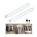 AXHHTVCGY 8inch Under Cabinet Lighting, 2 Pack Pantry Lights Motion sensored,3 Modes & Dimmable Stick-On Wireless Closet Lights for Kitchen, Stairs