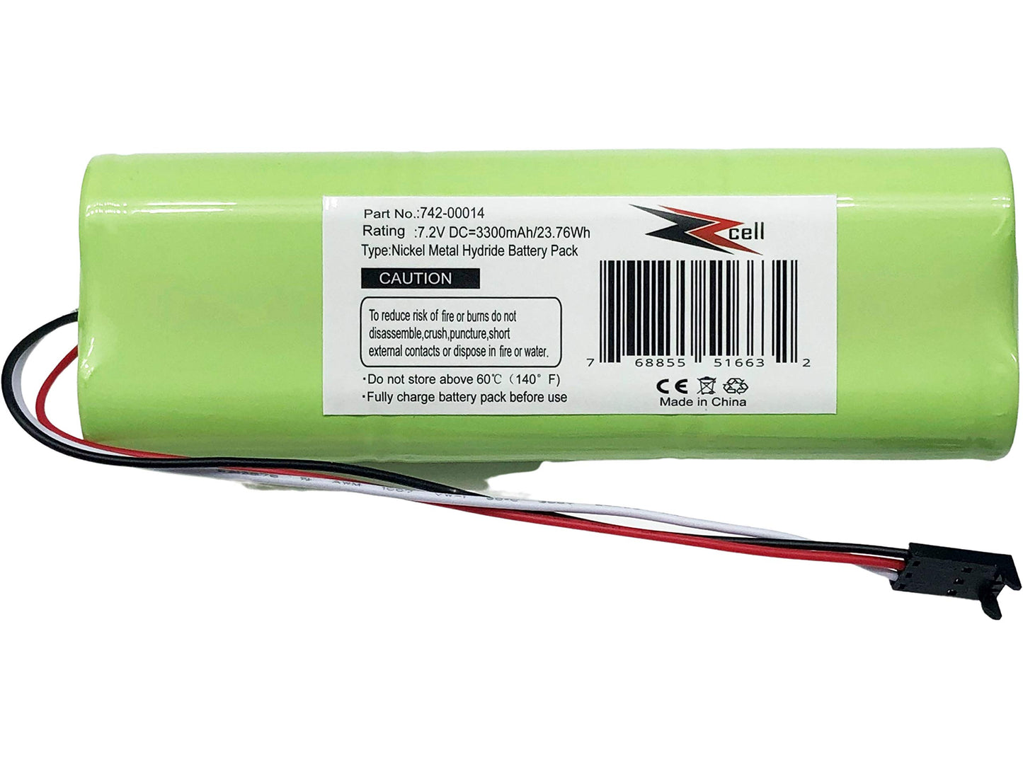 ZZcell® Battery Replacement for Applied Instruments SuperBuddy 21, Super Buddy 29 Satellite Signal Meter 742-00014 / 3300mAh