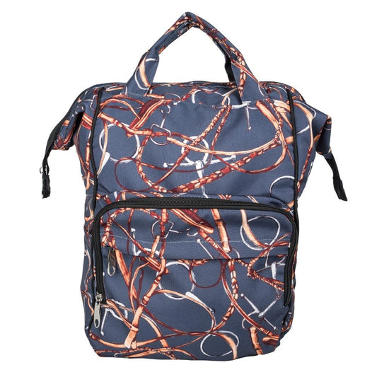 AWST Snaffle Bits Backpack and Laptop Case Navy
