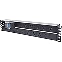 Intellinet 19" 2U Rackmount 15-Way Power Strip - US Type