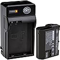 BM Premium EN-EL15B Battery and Battery Charger for Nikon Z6, Z7, D780, D850, D7500, 1 V1, D500, D600, D610, D750, D800, D800E, D810, D810A, D7000
