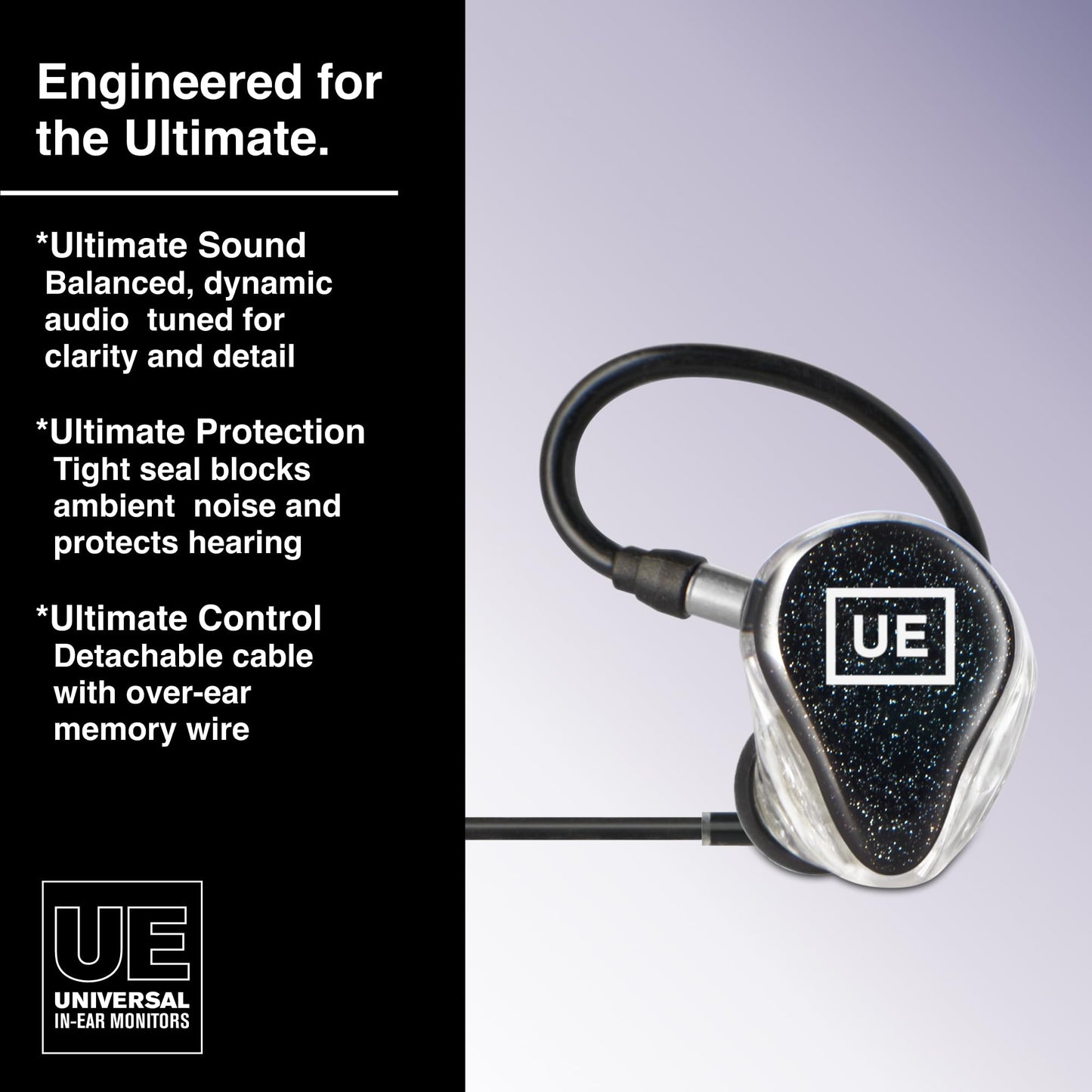 Ultimate Ears Pro UE 250 Universal IEMs Double Drivers - 1 Pair