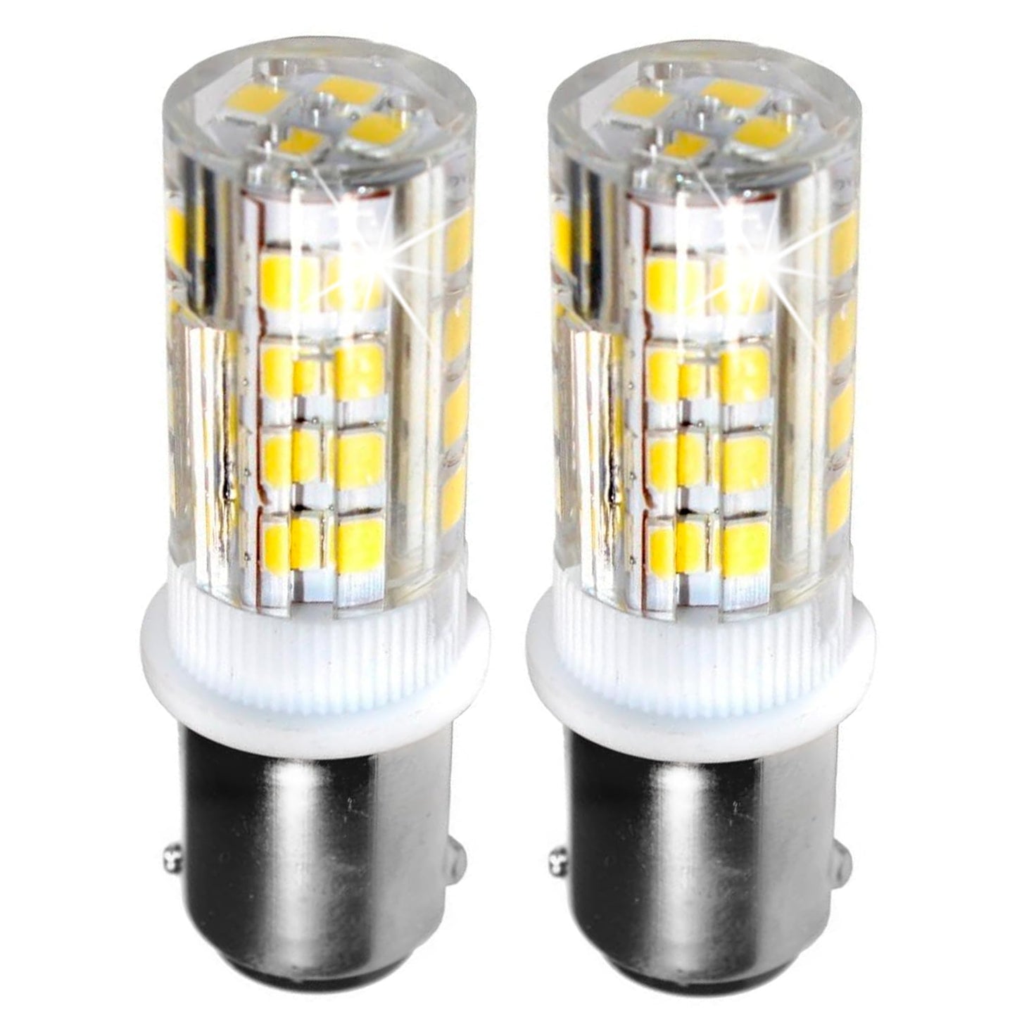 HQRP 2-Pack Sewing Machine LED Light Bulb for Kenmore (Sears) 385.11101 385.12102 385.12514 385.12714 385.15510; Kenmore 117.959 158.104 158.141