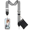 TiMOVO Clip and Go Phone Strap Crossbody with Leather Wallet, Adjustable Anti-Theft Phone Lanyard with Zippered Pouch, Universal Cell Phone Neck